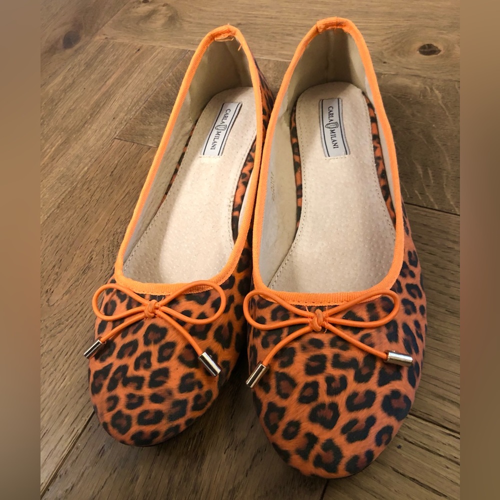 Carla Milani Women's Ivanka Shoe - Orange - Picture 1 of 6